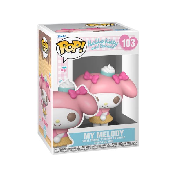 FUNKO POP HELLO KITTY My Melody con Ice Cream 103 In Box (16 x 11cm) …x6